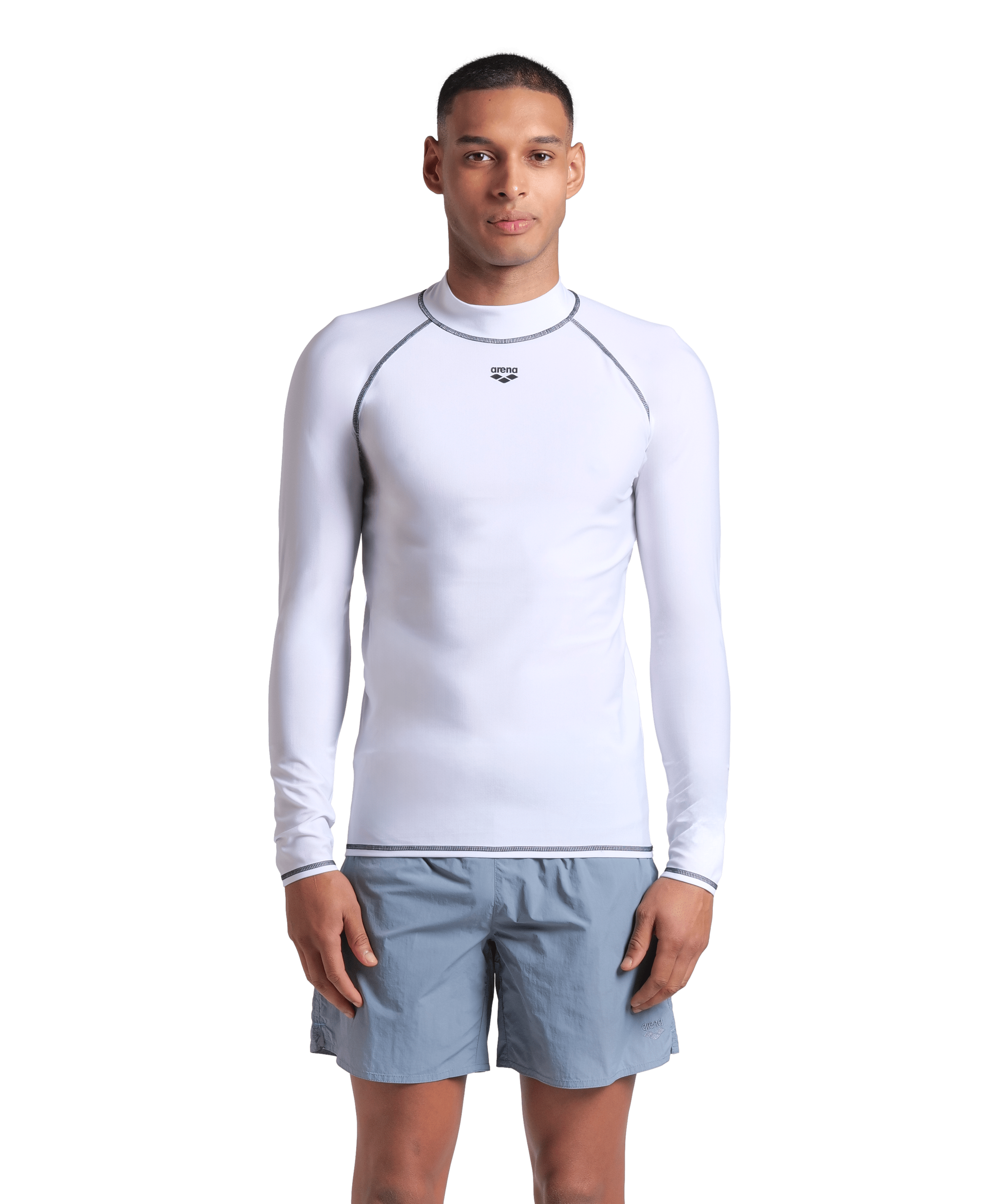Mens Arena Graphic Longsleeve Rash Vest