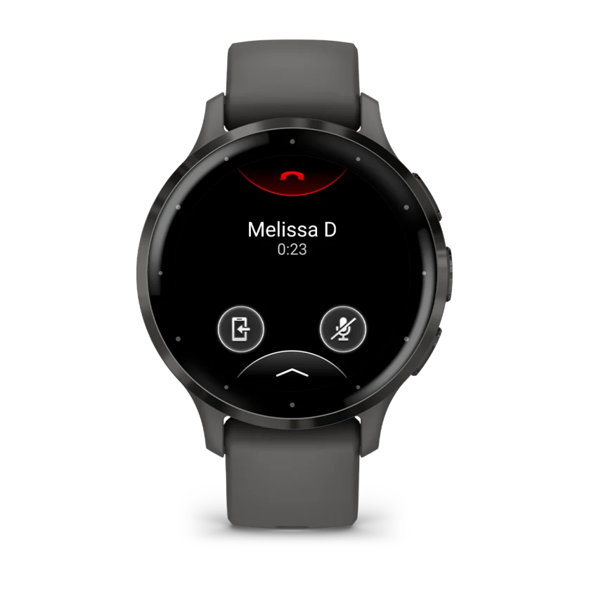 Venu 3S Slate Stainless Steel Bezel Pebble Gray Case Watch