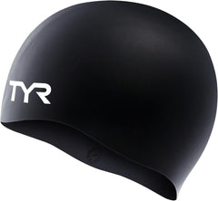 Solid Silicone Adult Swimming Cap