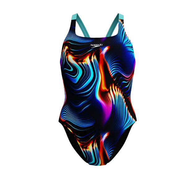 Womens Allover Printed Leaderback