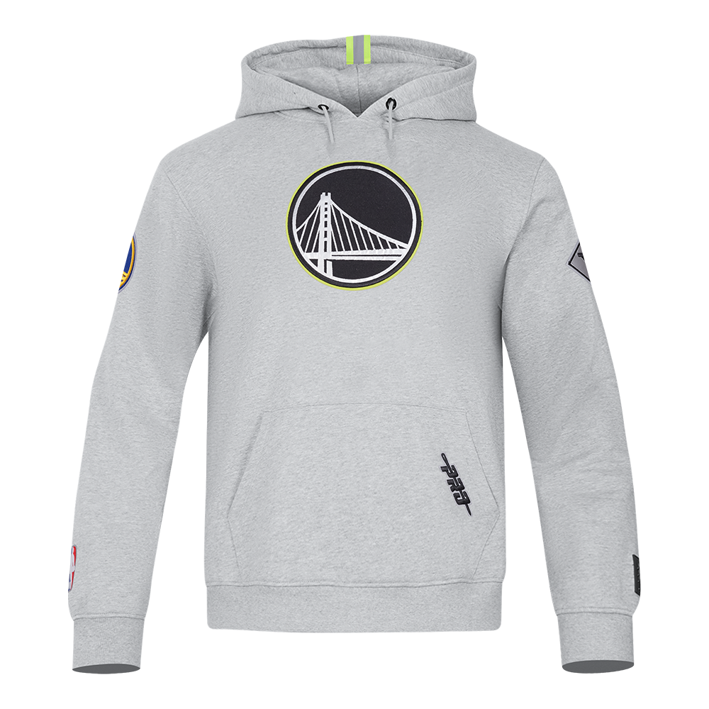 Mens Golden State Warriors Hi-Vis Fleece Hoodie