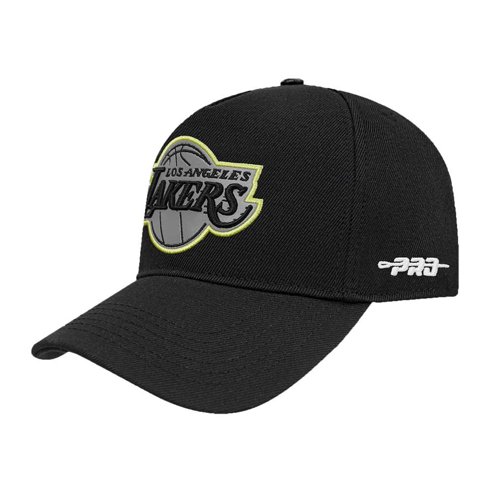 Mens Los Angeles Lakers Hi-Vis Snapback Cap