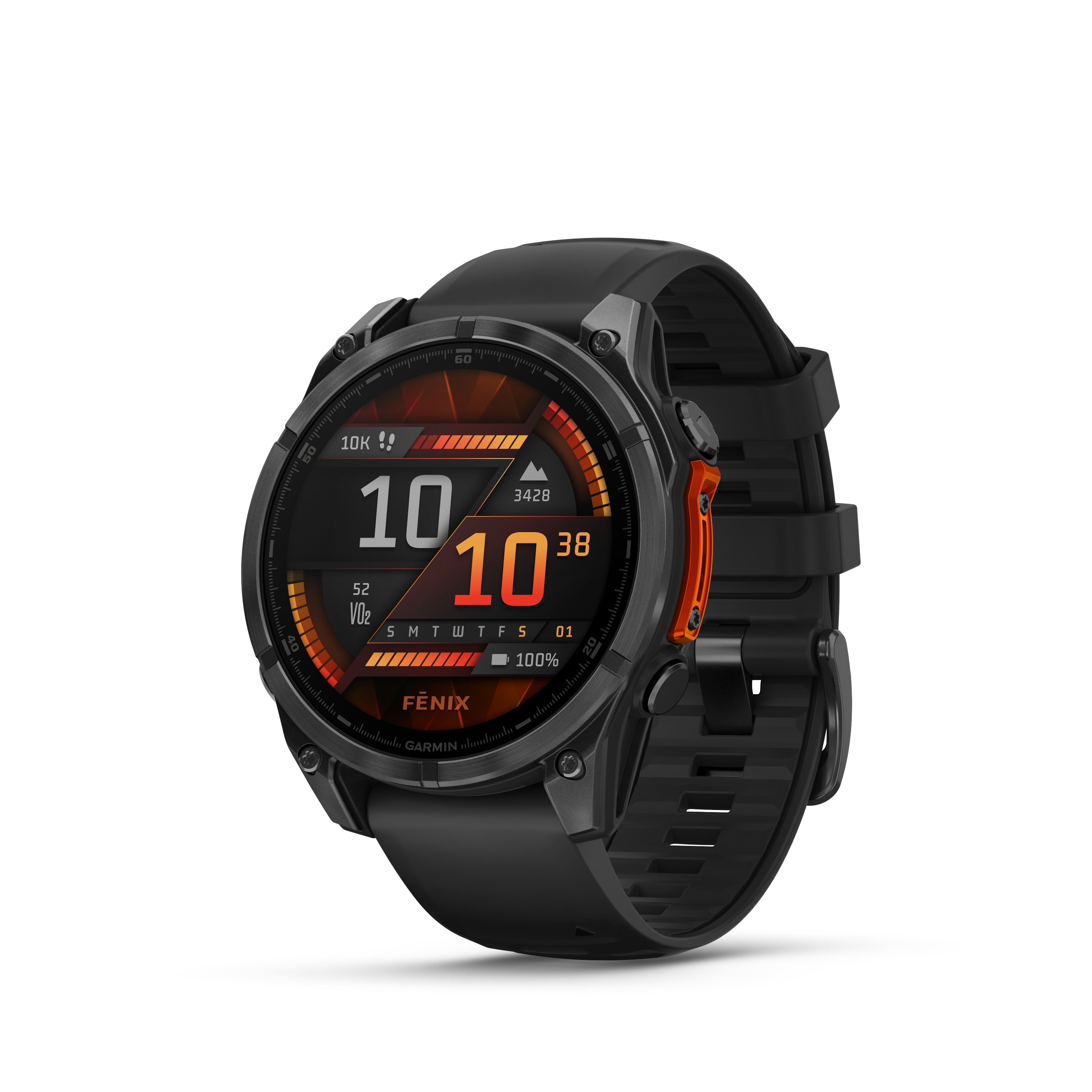 Fenix 8 Amoled Slate Gray With Black Silicone Band 47 MM