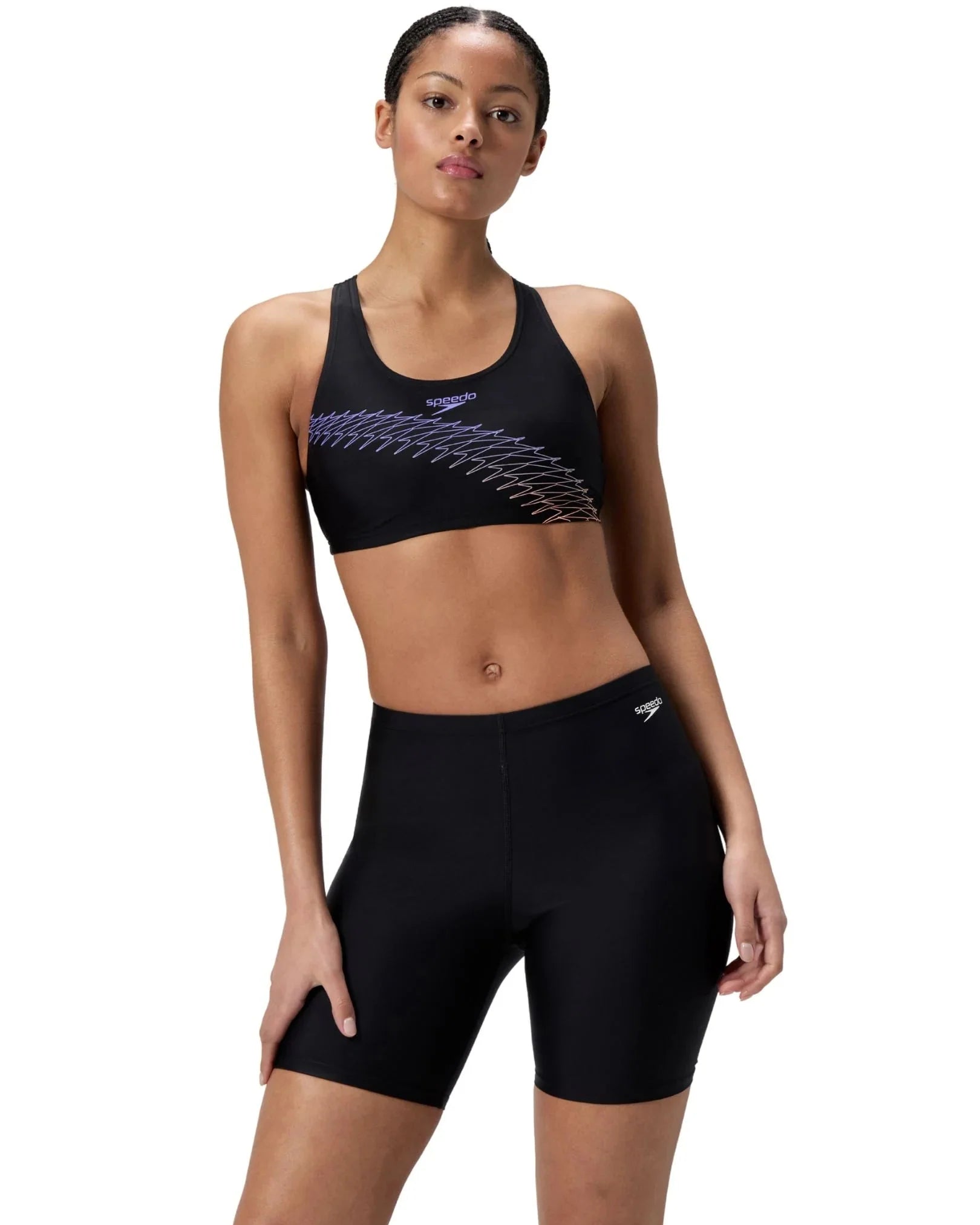 Solid Womens Swim Short