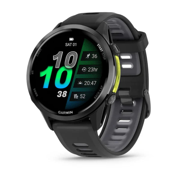 Forerunner 970 Carbon Gray Titanium Case Black Band