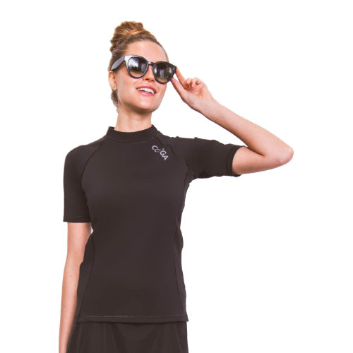 Womens Short Sleeve Rashguard