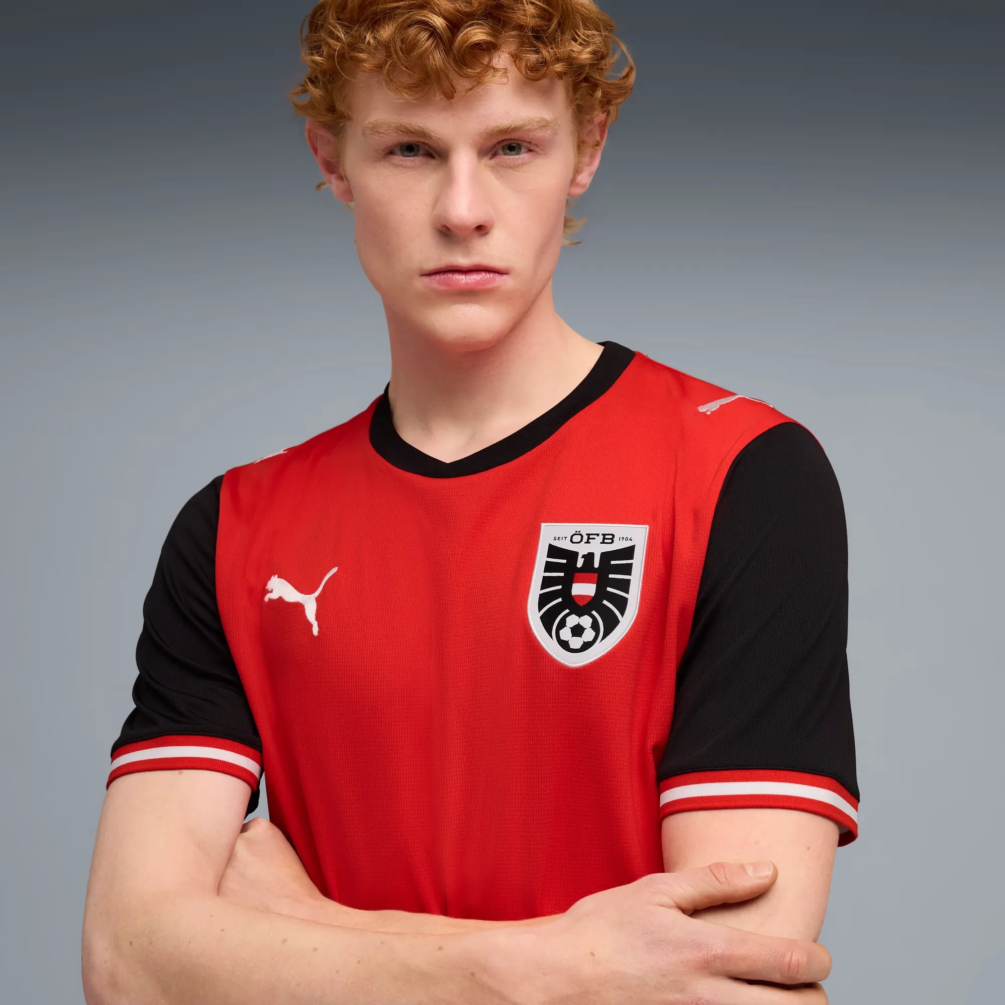 Mens Austria OFB Home 25/26 Replica Jersey