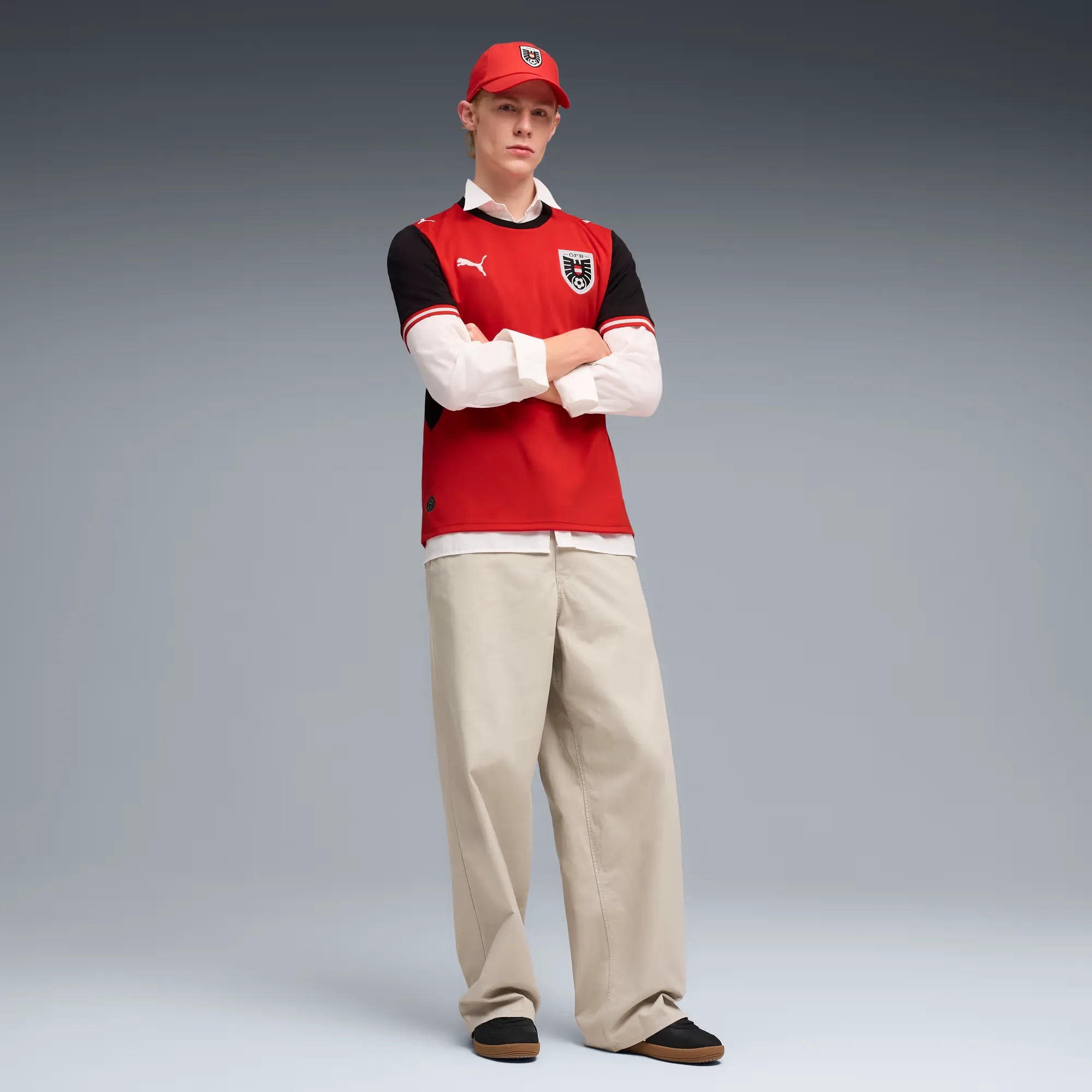 Mens Austria OFB Home 25/26 Replica Jersey