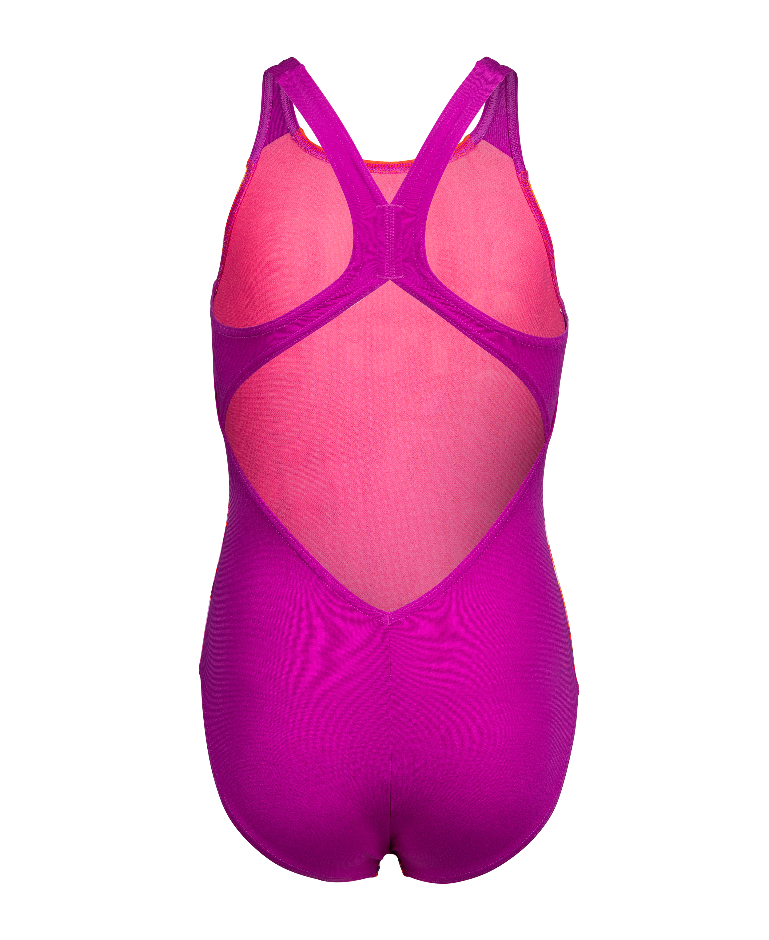 GIRLS MULTI COLOURS SWIMSUIT V BACK
