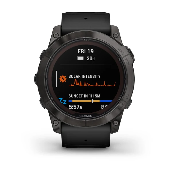 Fenix 7X Pro Sapphire Solar Carbon Gray Titanium Black Band