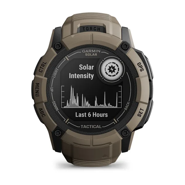 Instinct 2X Solar Coyote Tan Tactical Edition GPS Watch