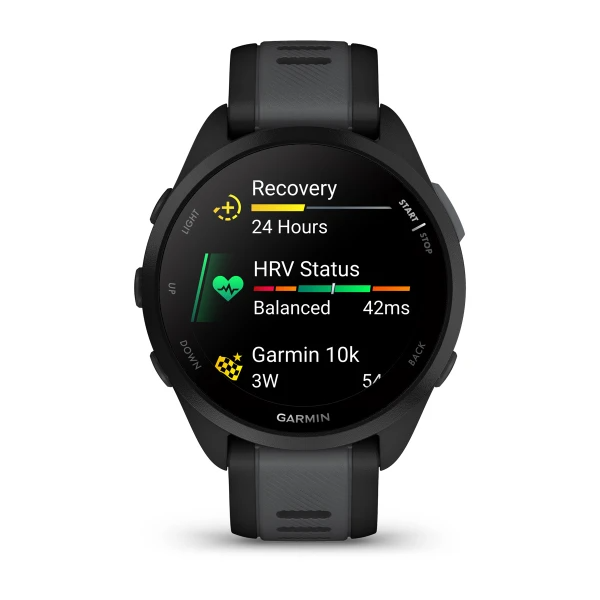 Forerunner 165 GPS Black Slate Grey Running Watch