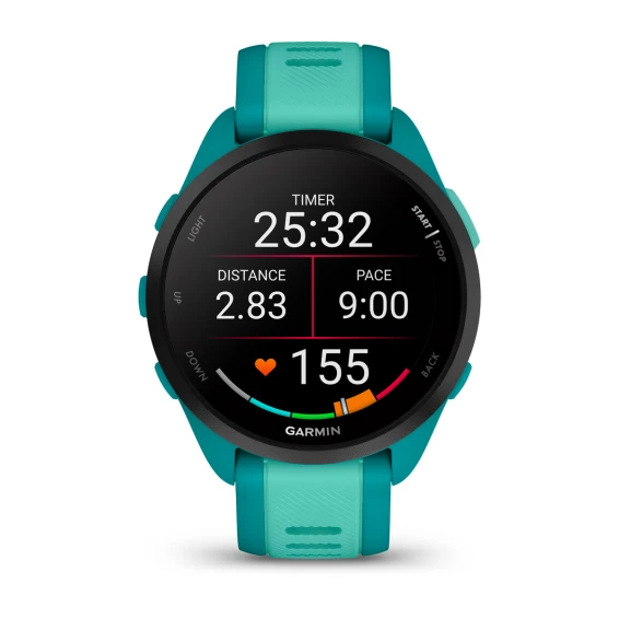 Forerunner 165 Music GPS Turquoise Aqua Running Watch