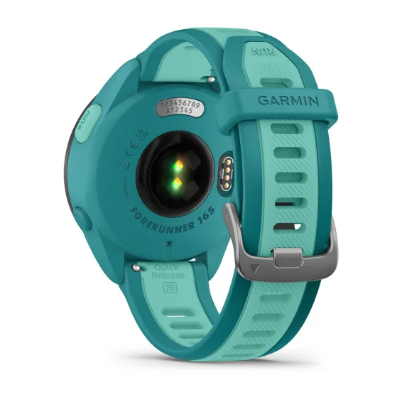 Forerunner 165 Music GPS Turquoise Aqua Running Watch