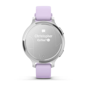 Lily 2 Active Silver With Purple Jasmine Silicone Band Watch