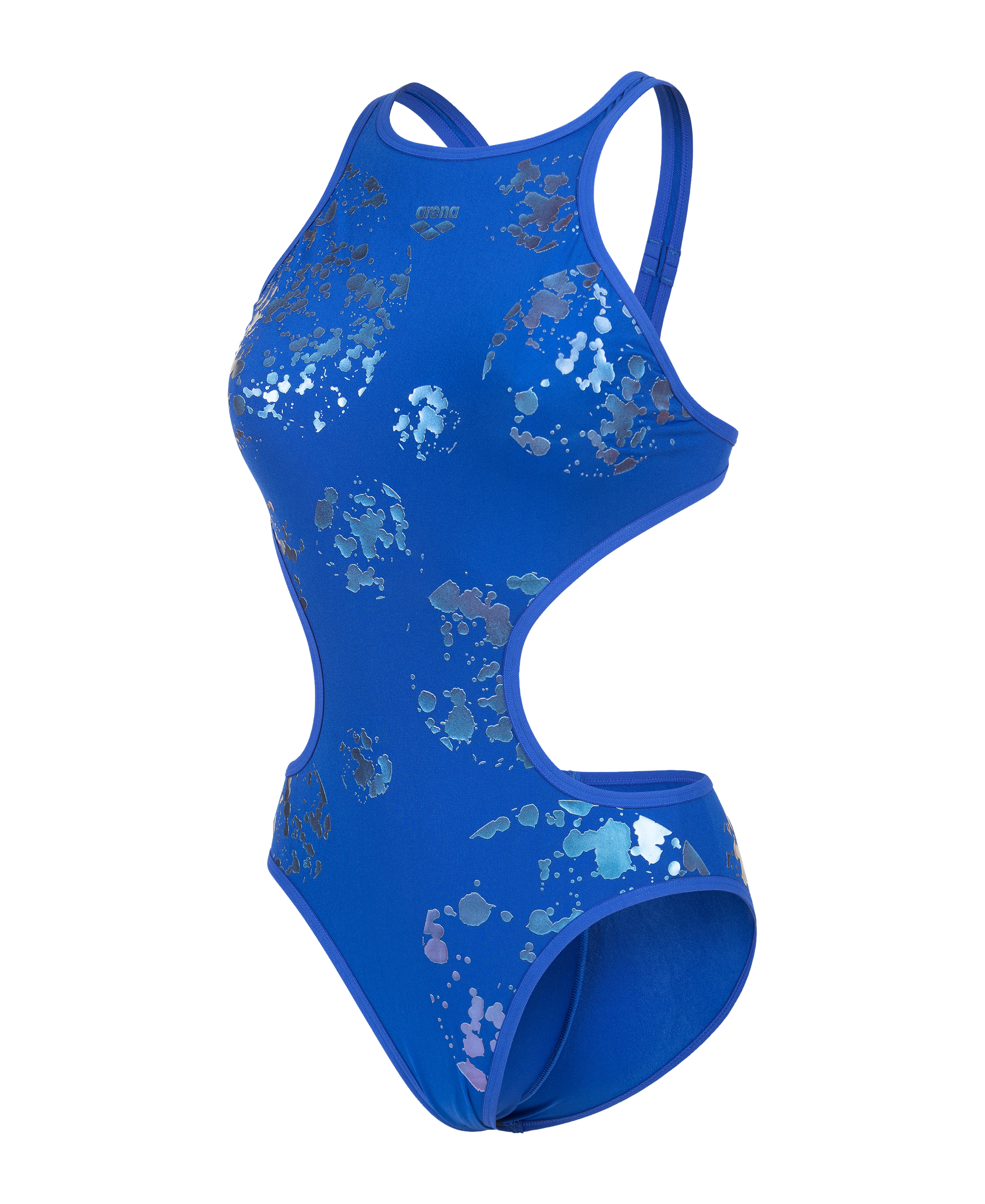 Womens Cutout Graphic Swimsuit