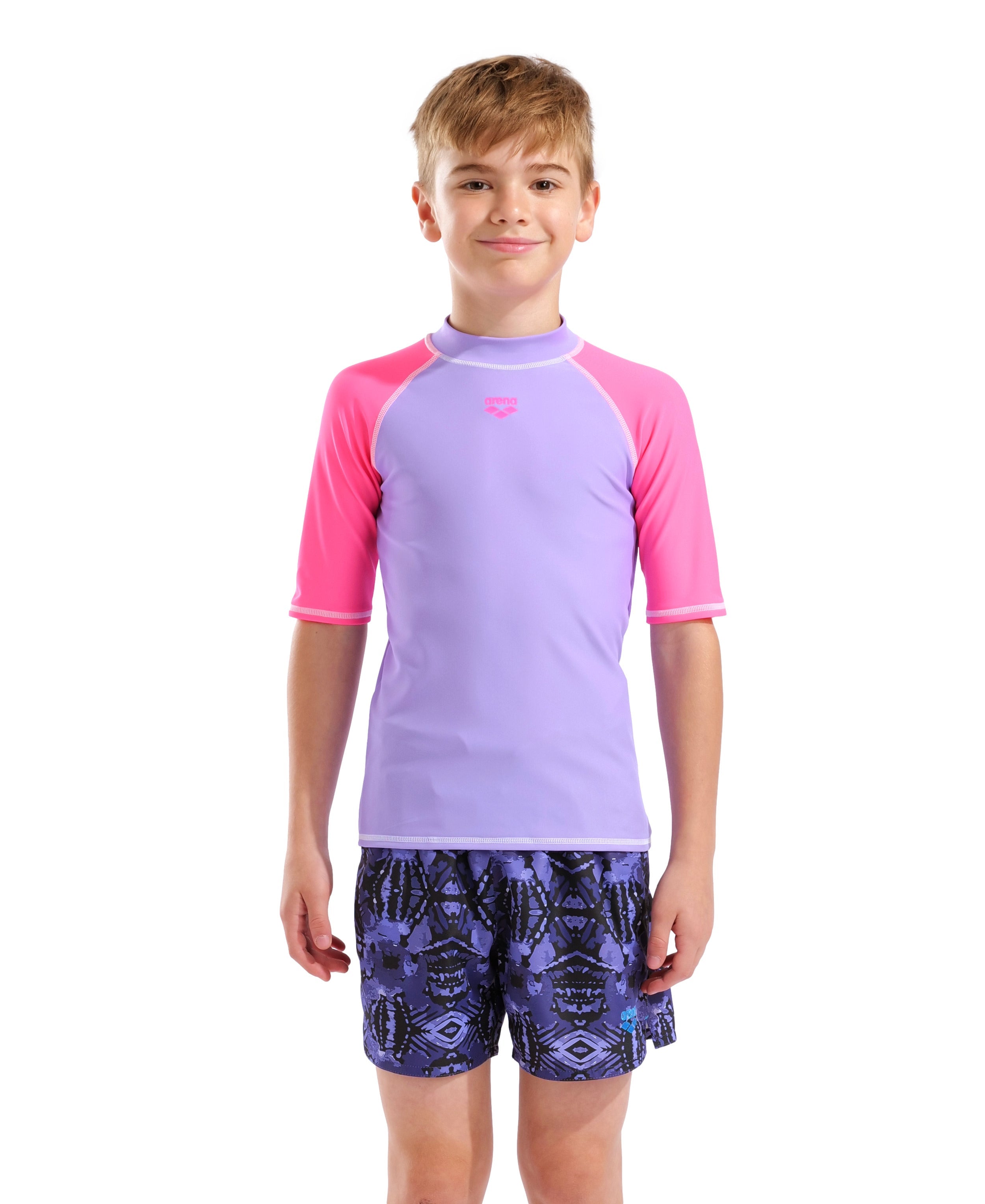 Junior Unisex Rash Vest Short Sleeve Graphic