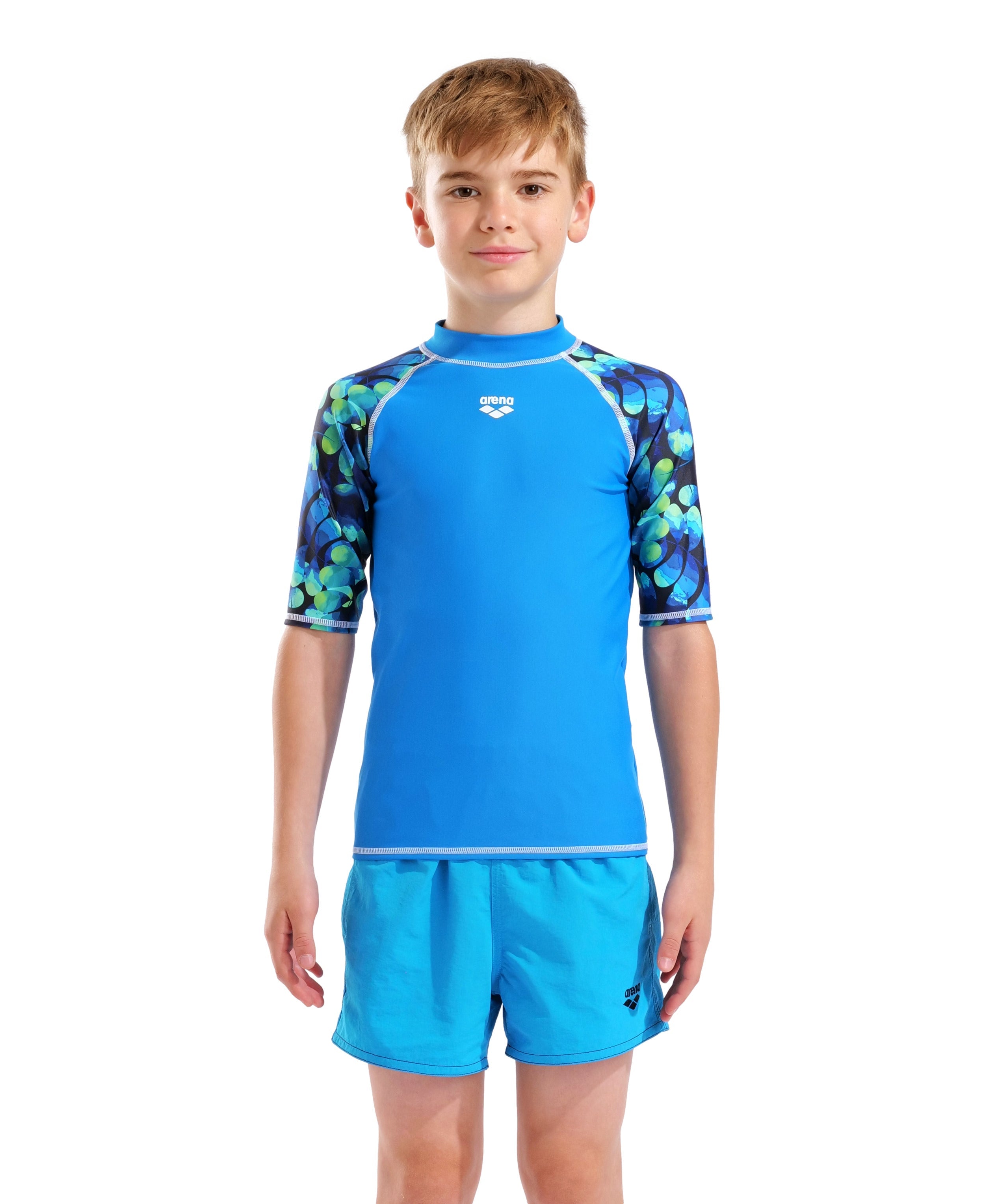 Junior Unisex Printed Short Sleeve Rash Vest