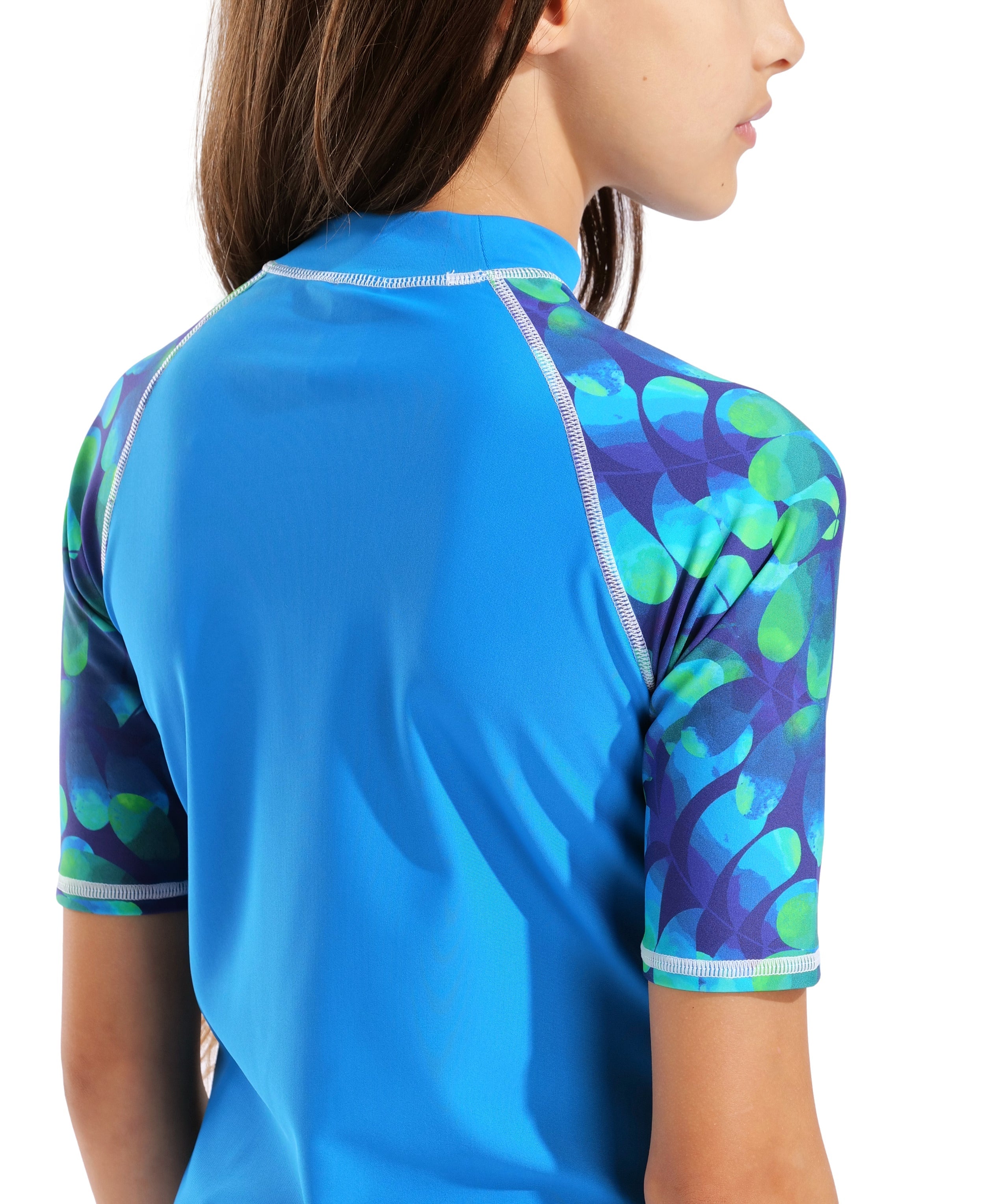 Junior Unisex Printed Short Sleeve Rash Vest