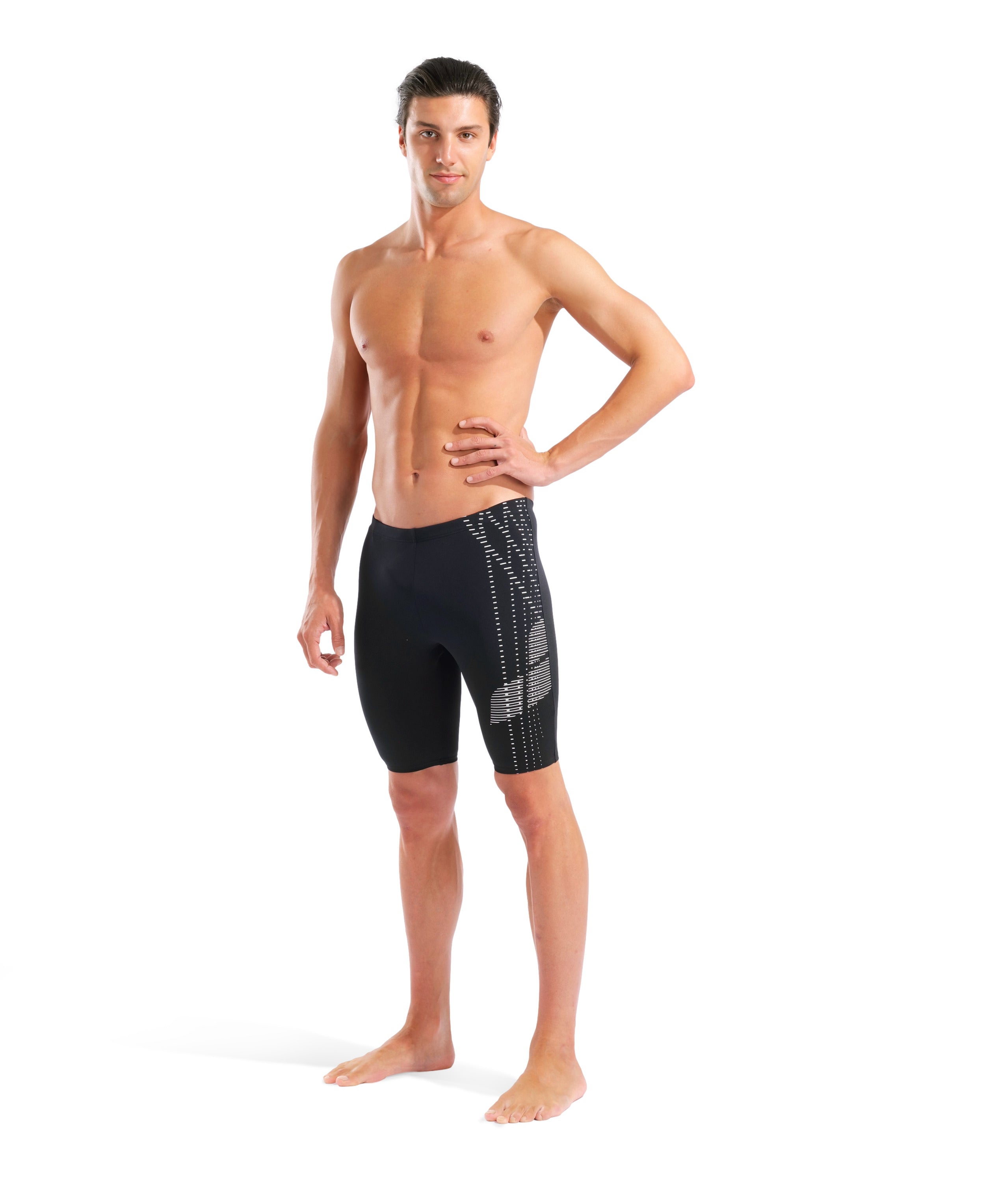 Mens Asymmetrical Design Swim Jammer