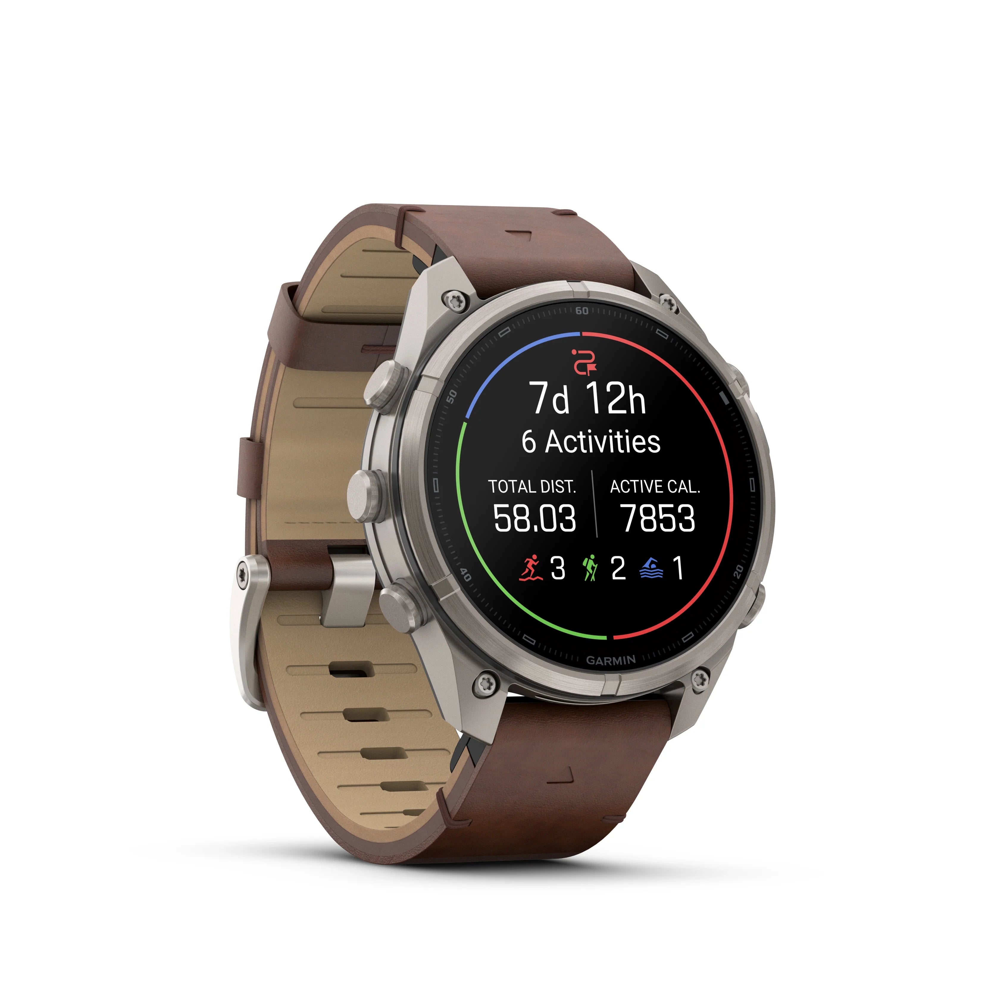 Fenix 9 Pro Amoled LTE Titanium Leather Silicon Bands 47 MM