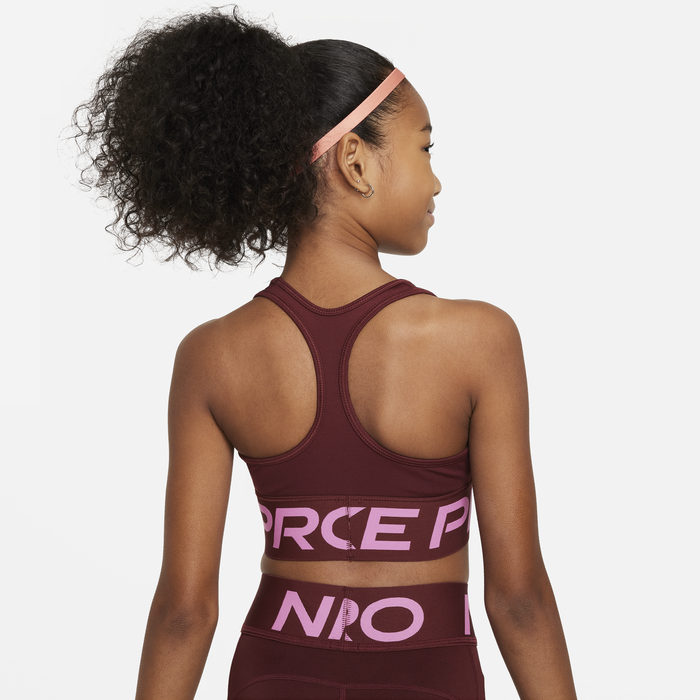 Girls Performance Pro Dri-Fit Swoosh Bra