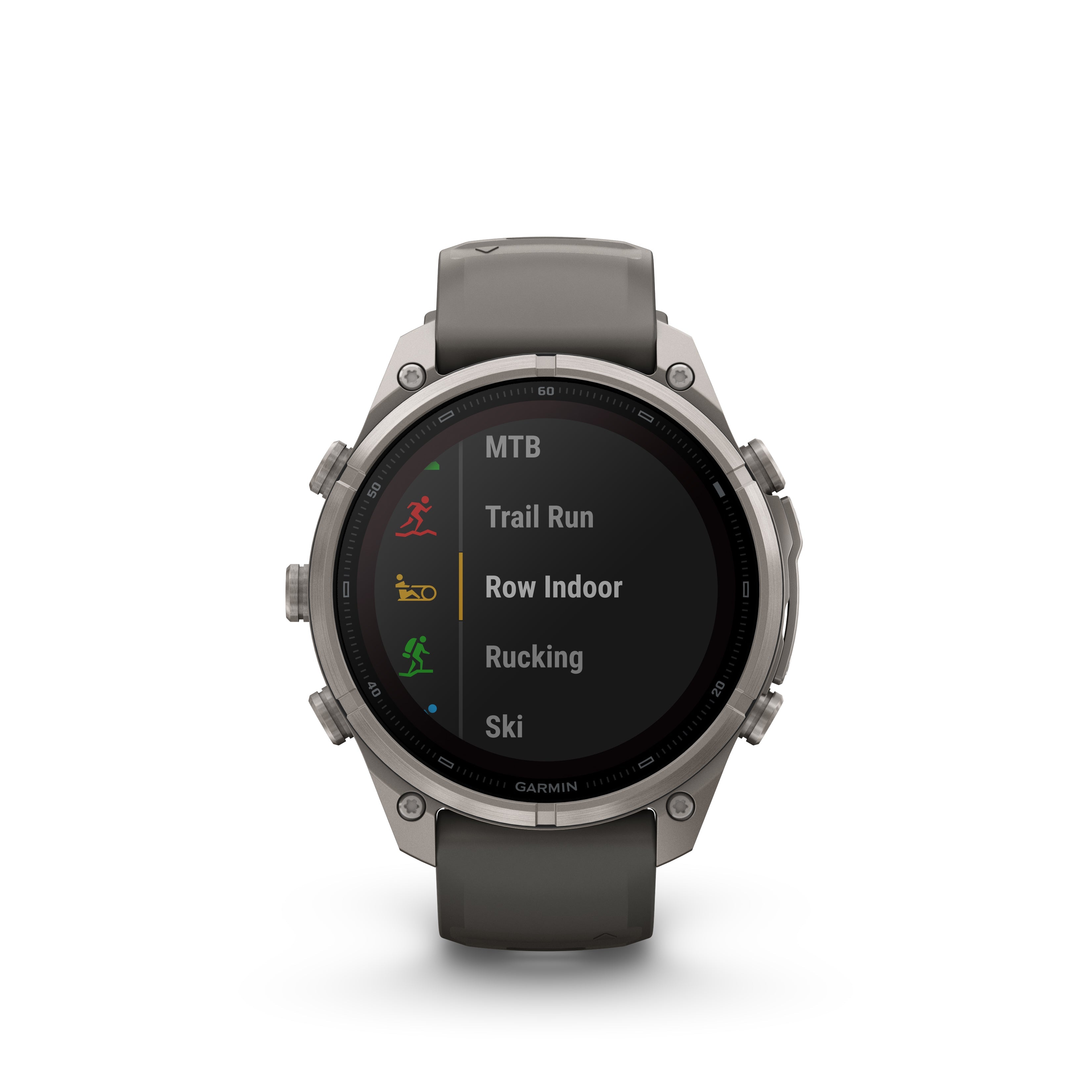 Fenix 9 Pro Solar LTE Titanium Grey Band Multisport Watch 47MM