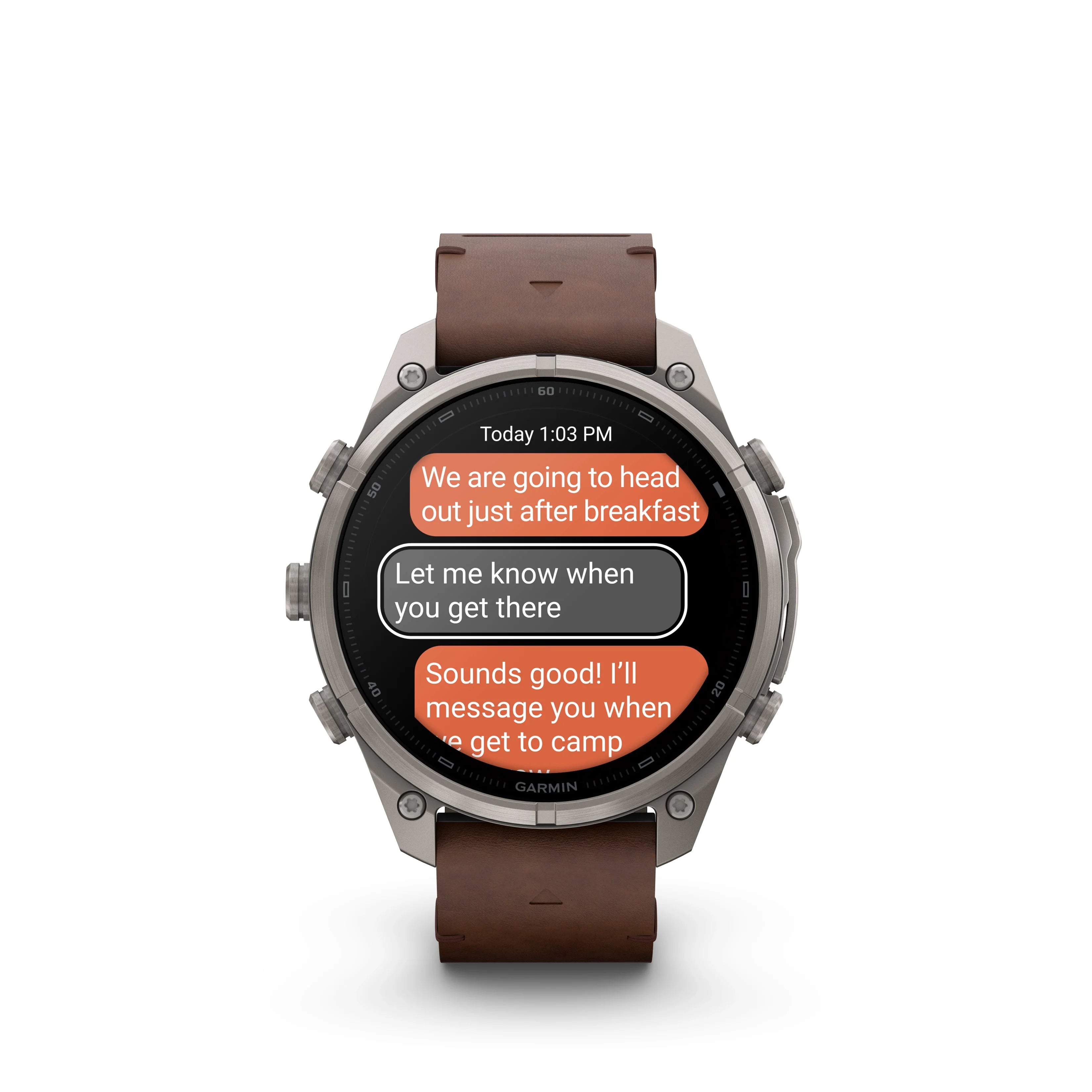 Fenix 9 Pro Amoled LTE Titanium Leather Silicon Bands 47 MM