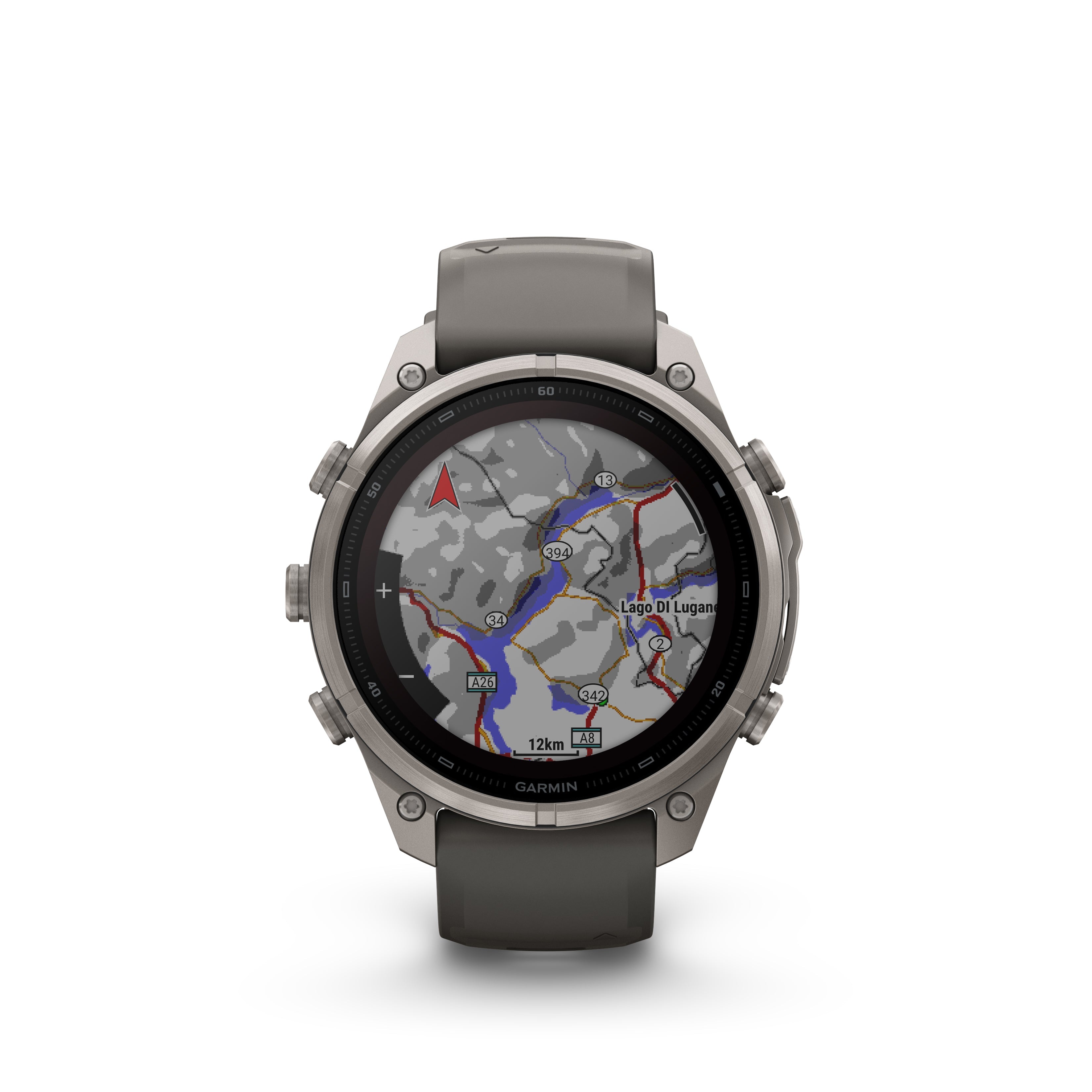 Fenix 9 Pro Solar LTE Titanium Grey Band Multisport Watch 47MM