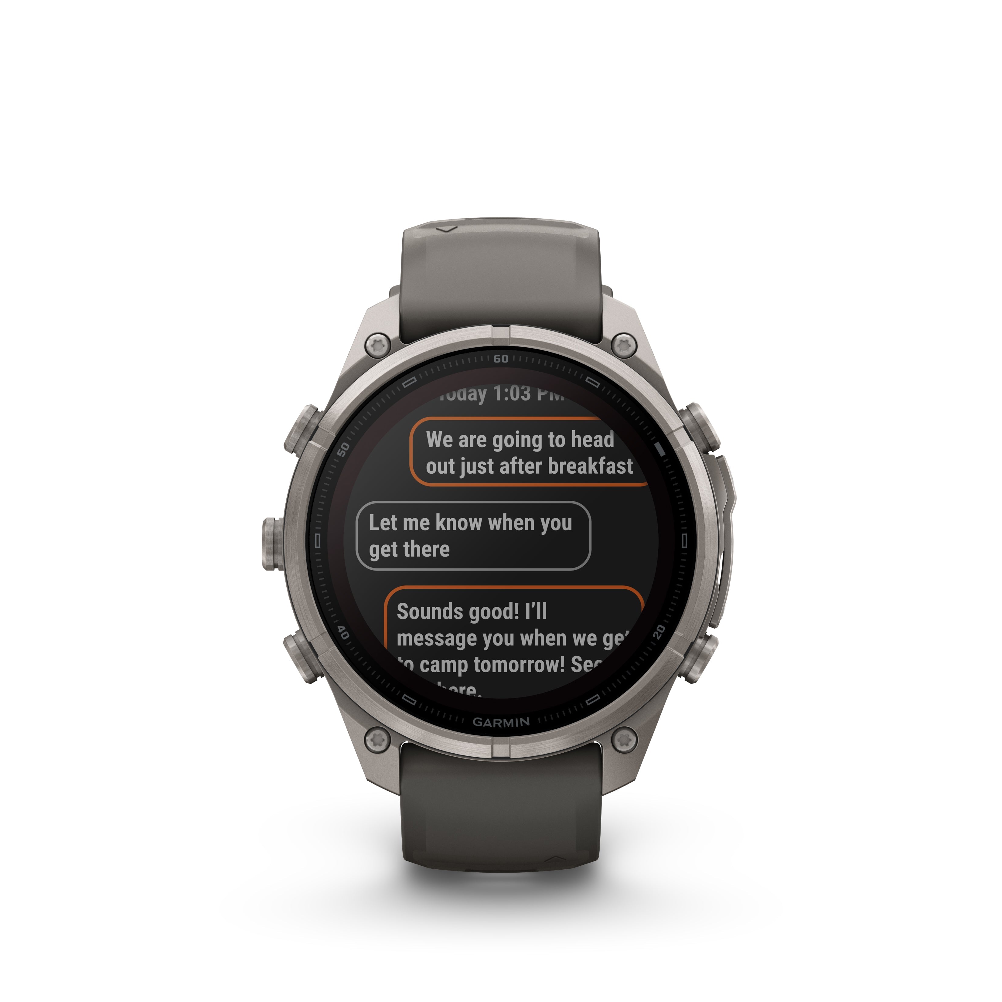 Fenix 9 Pro Solar LTE Titanium Grey Band Multisport Watch 47MM