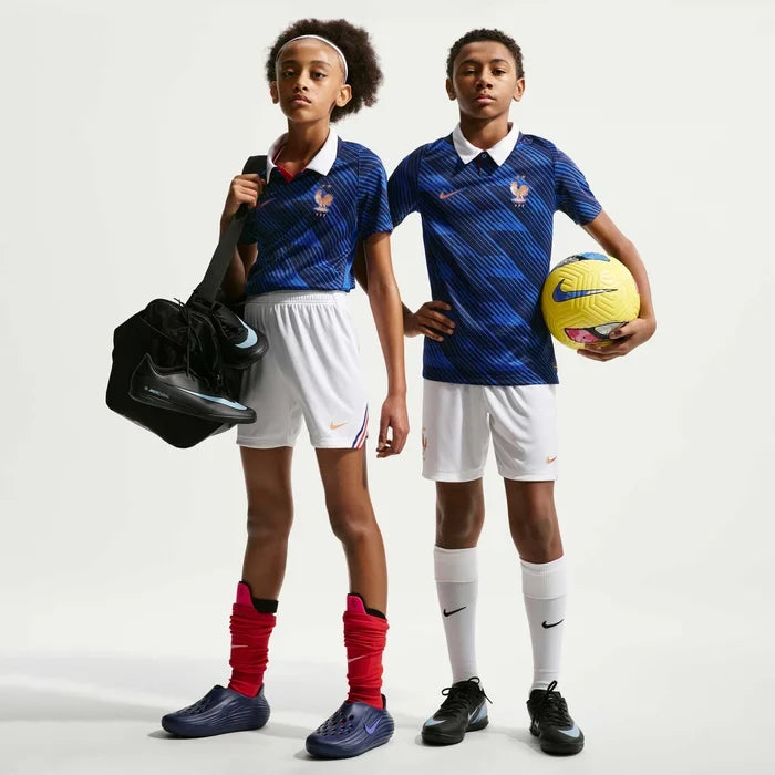 Junior France FFF Home 25/26 Replica Shorts