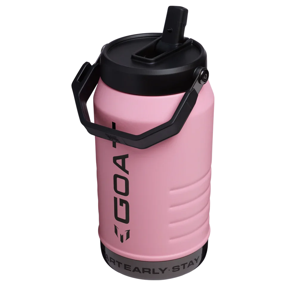 Messi x Flipstraw 2.0 Goat Pink 64 Ounce Water Jug