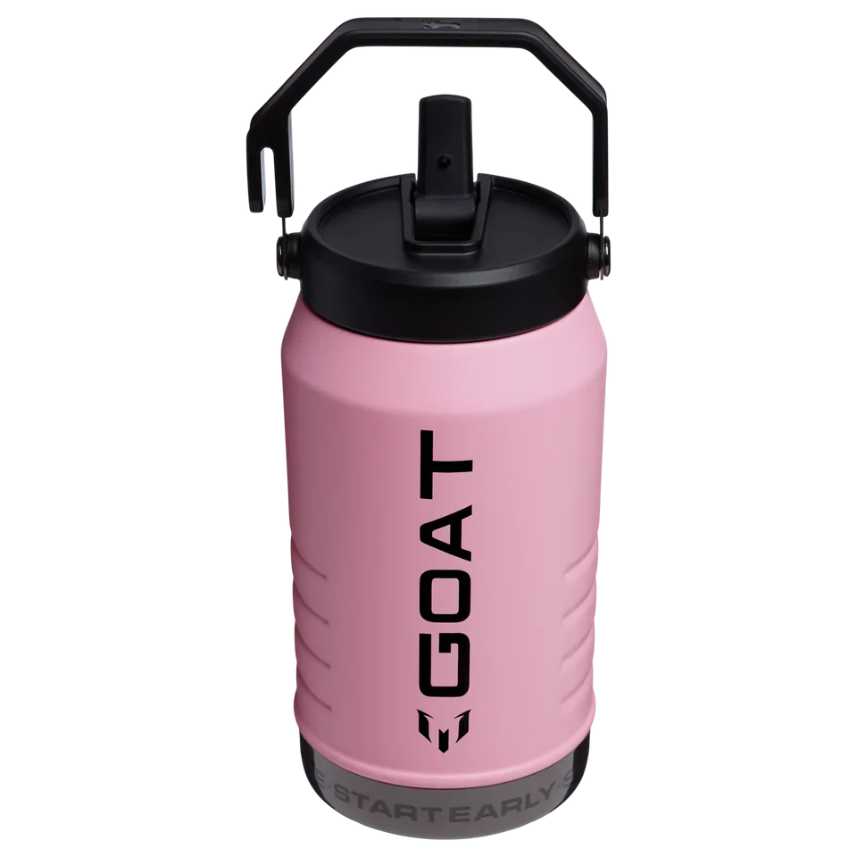 Messi x Flipstraw 2.0 Goat Pink 64 Ounce Water Jug