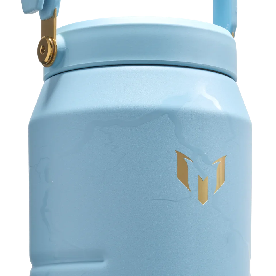 Messi x Flipstraw 2.0 Striker Blue 64 Ounce Water Jug