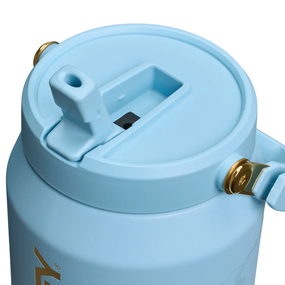 Messi x Flipstraw 2.0 Striker Blue 64 Ounce Water Jug