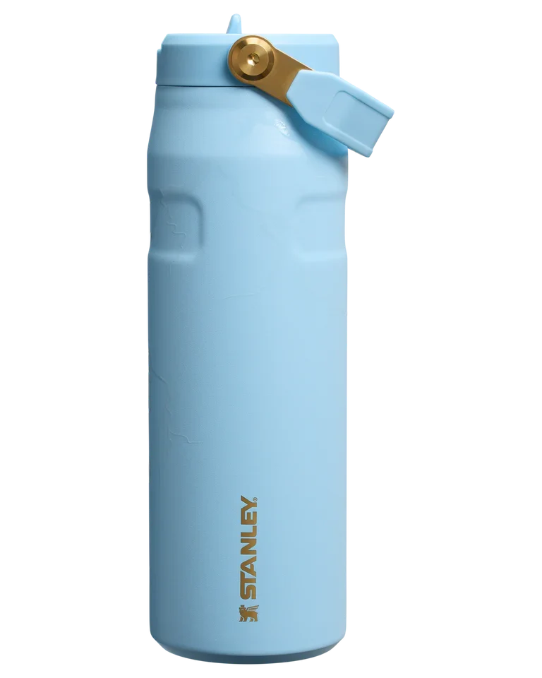 Messi x Iceflow Flip Straw 2.0 Striker Blue 24 Ounce Bottle