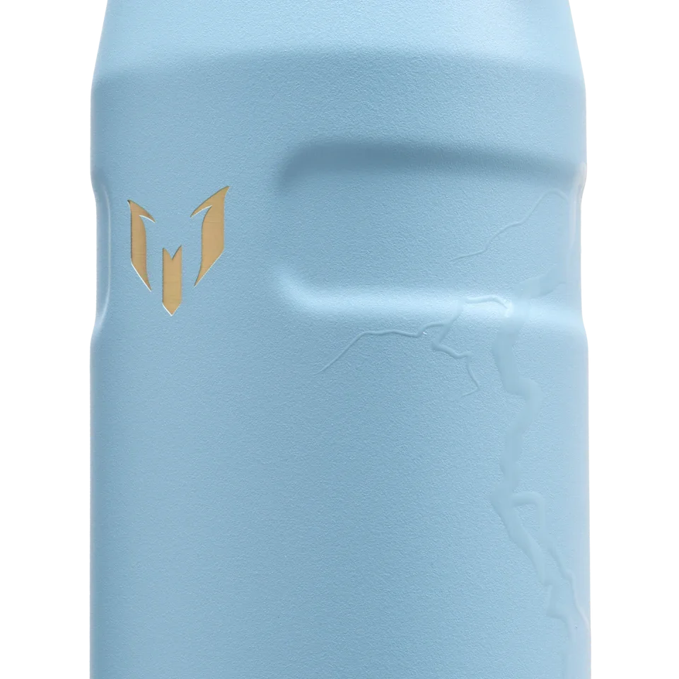 Messi x Iceflow Flip Straw 2.0 Striker Blue 24 Ounce Bottle