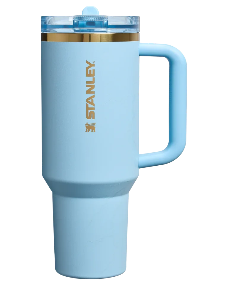 Messi x Quencher Protour Flipstraw Blue 40 Ounce Tumbler