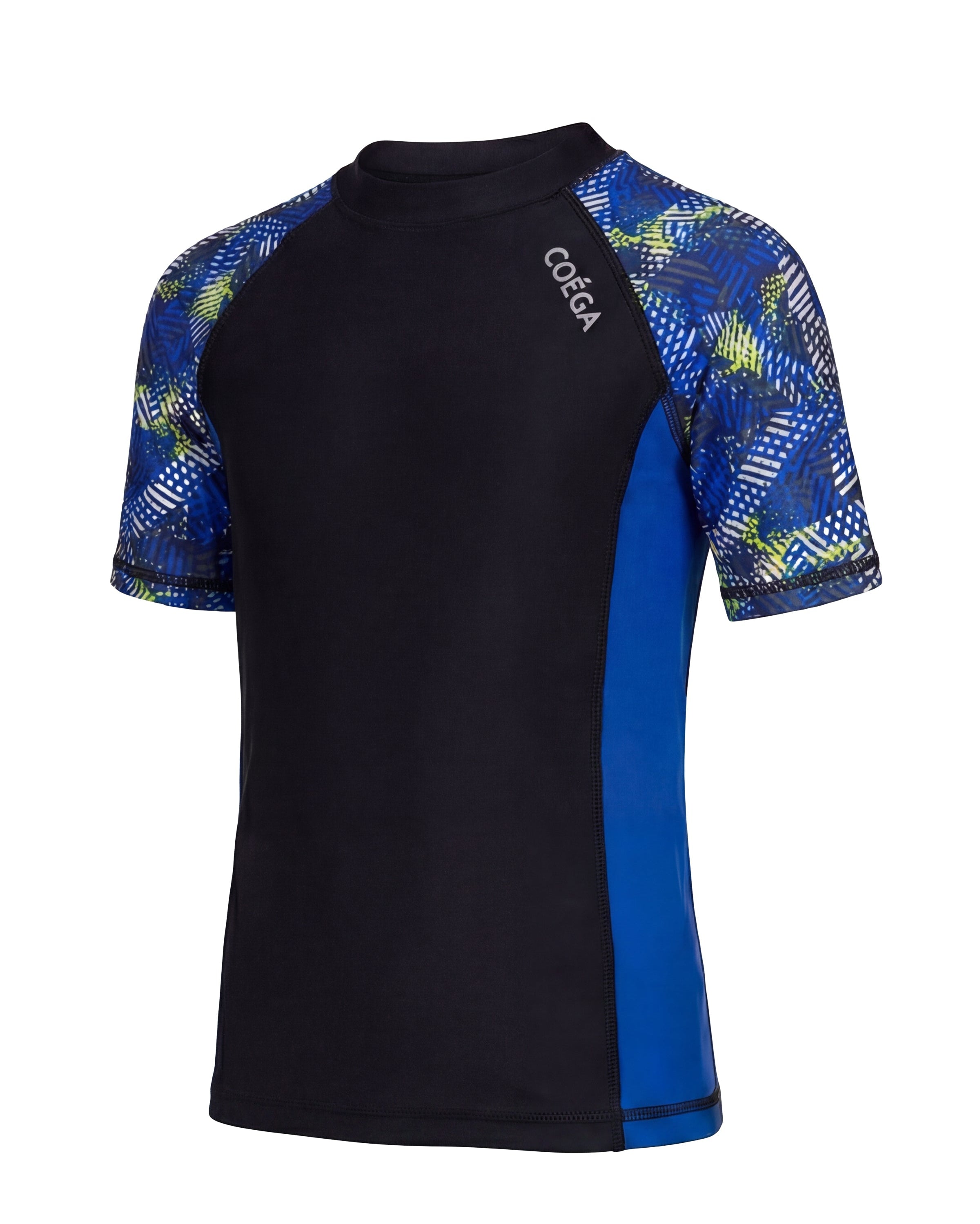 Boys Stripe Short Sleeve Rashguard