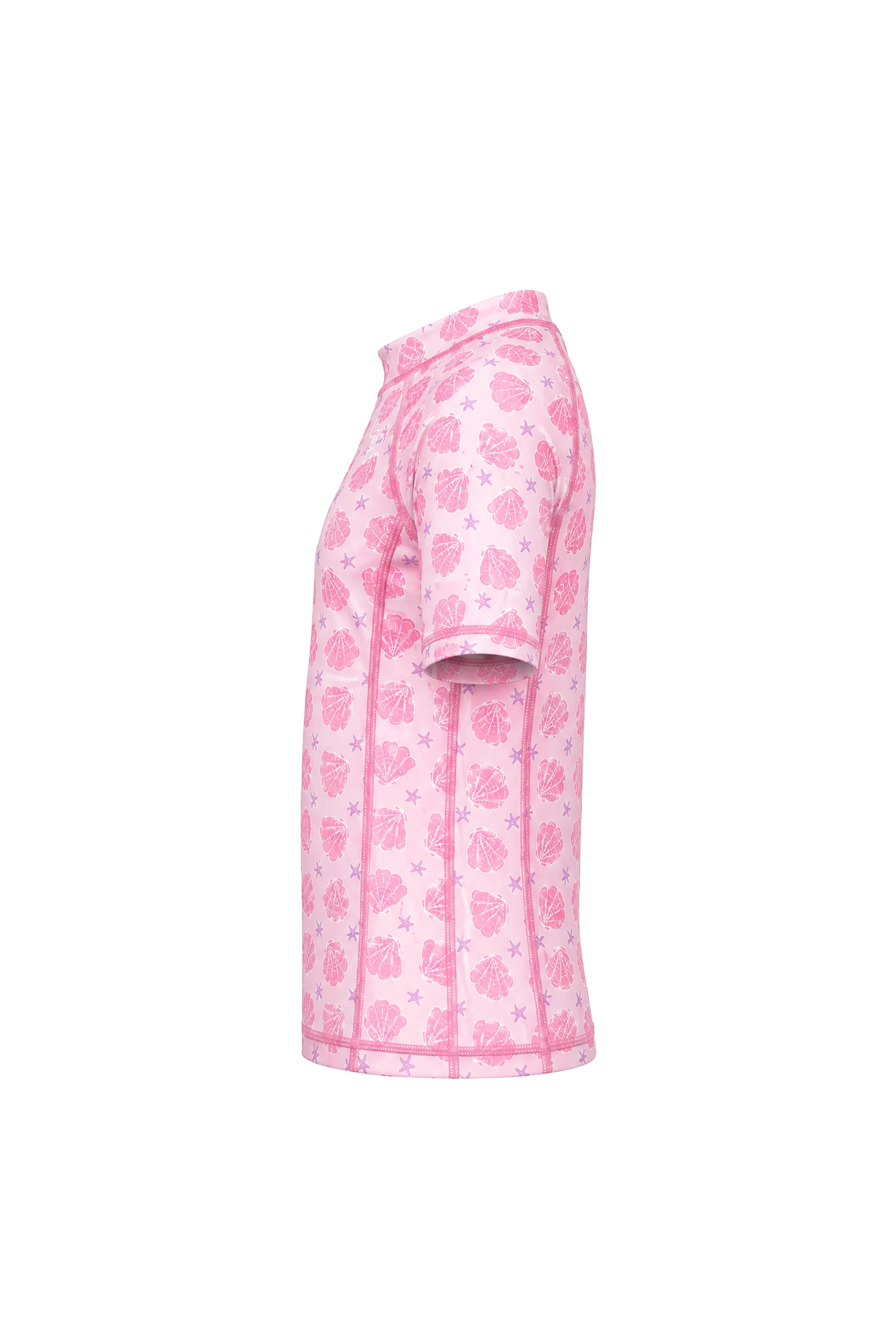 Girls Shells Short Sleeve Rashguard