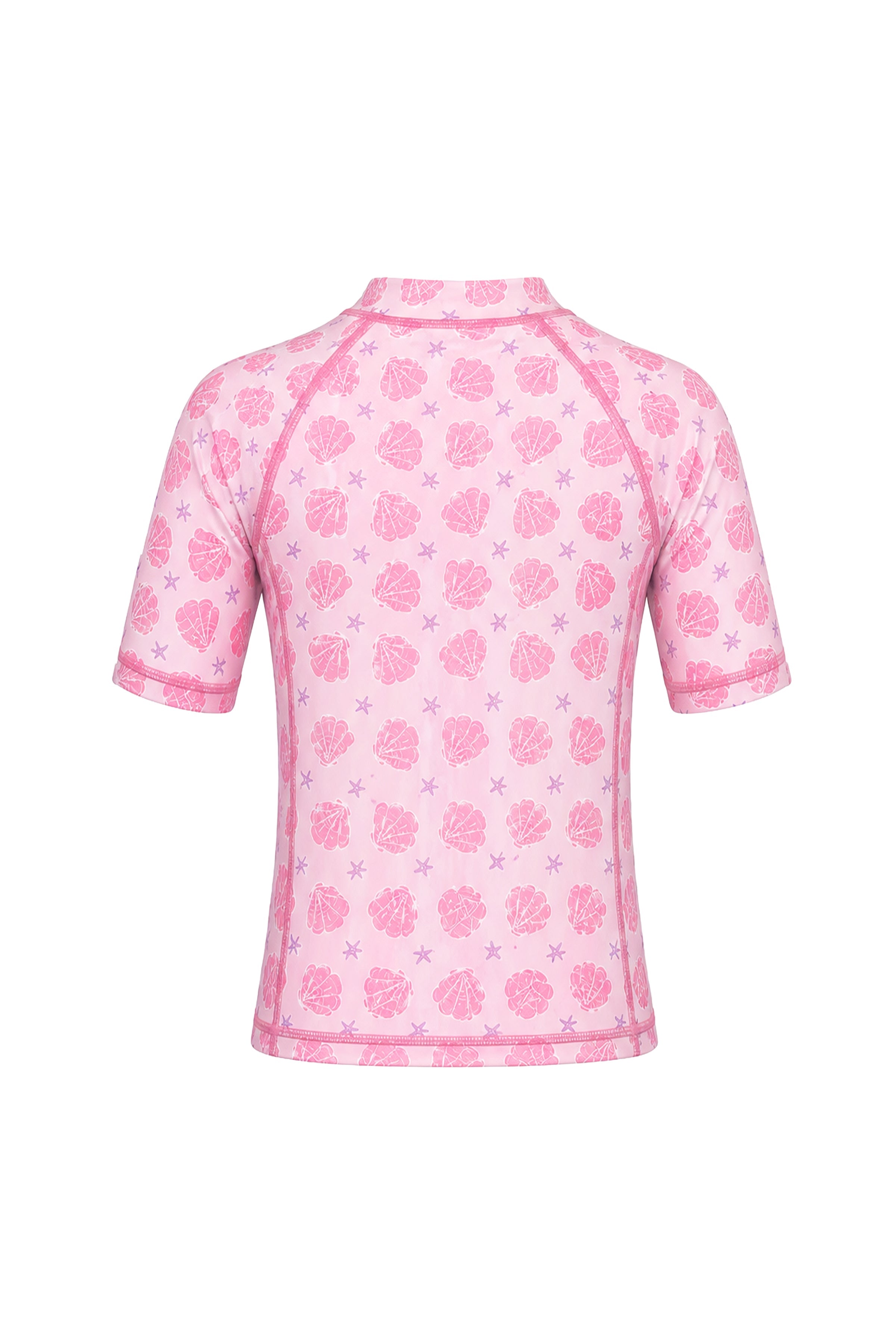 Girls Shells Short Sleeve Rashguard