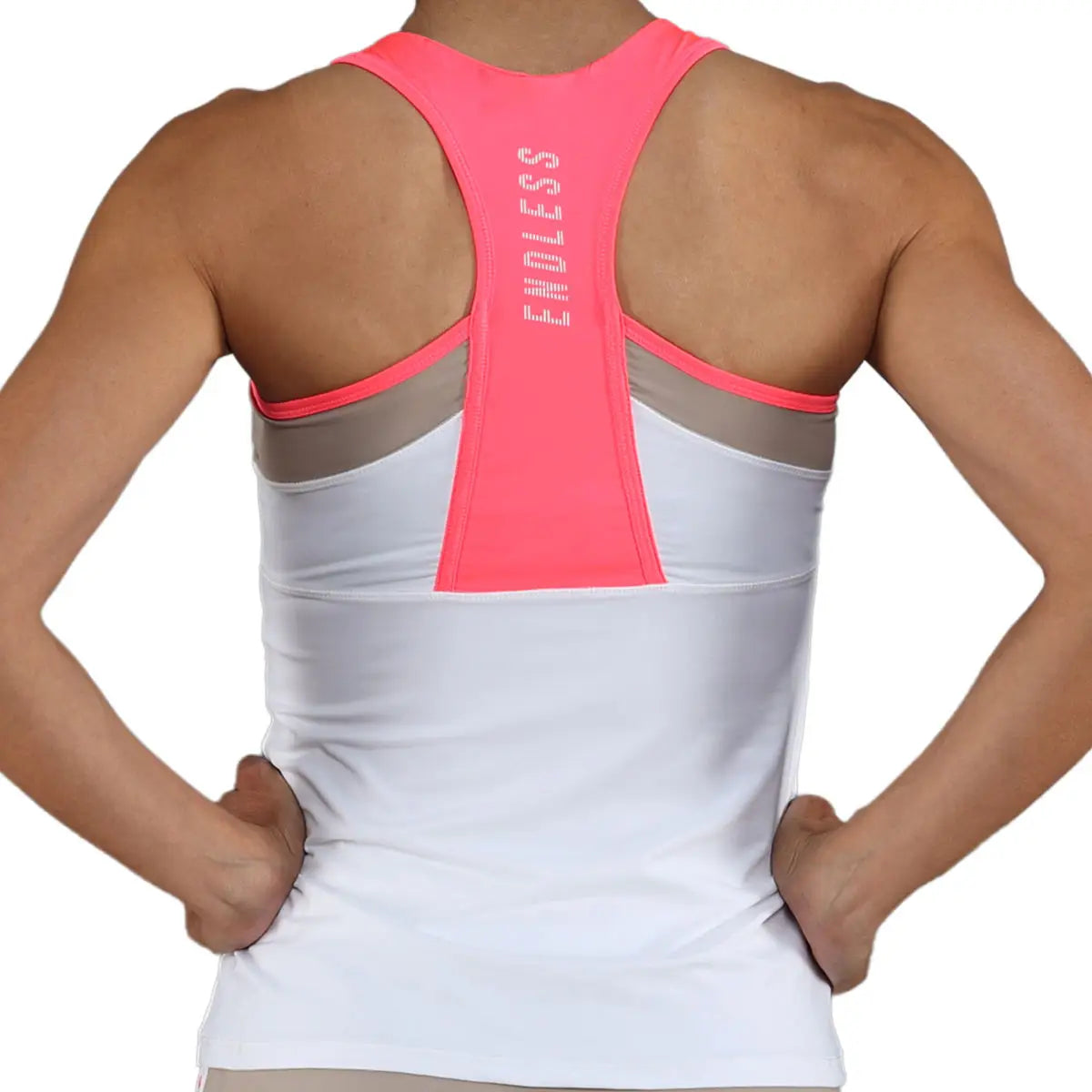 Womens Tennis Slam White Delave Tank