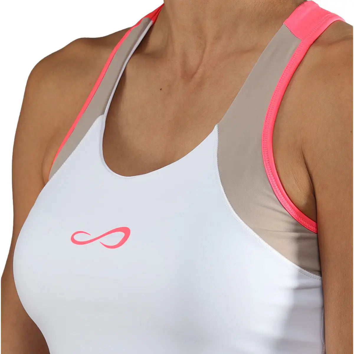 Womens Tennis Slam White Delave Tank