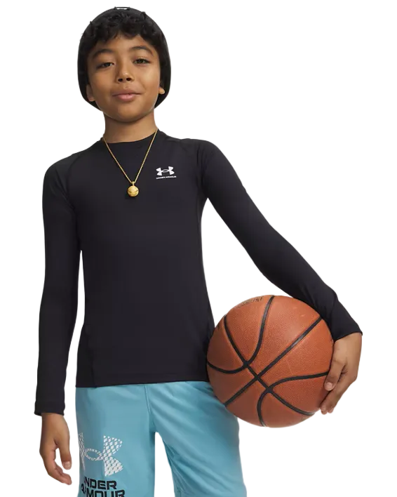 Junior Boys Compression Heatgear Short Sleeve Tshirt