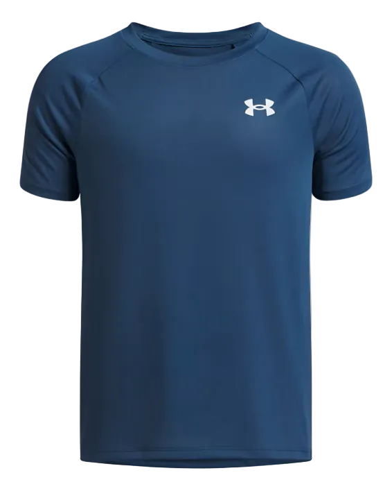 Junior Boys Tech Big Logo Short Sleeve Tshirt