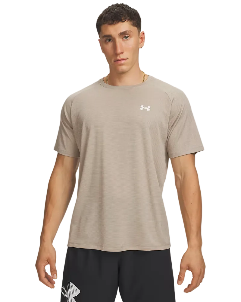 Mens Tech Textured Short Sleeve T-Shirt