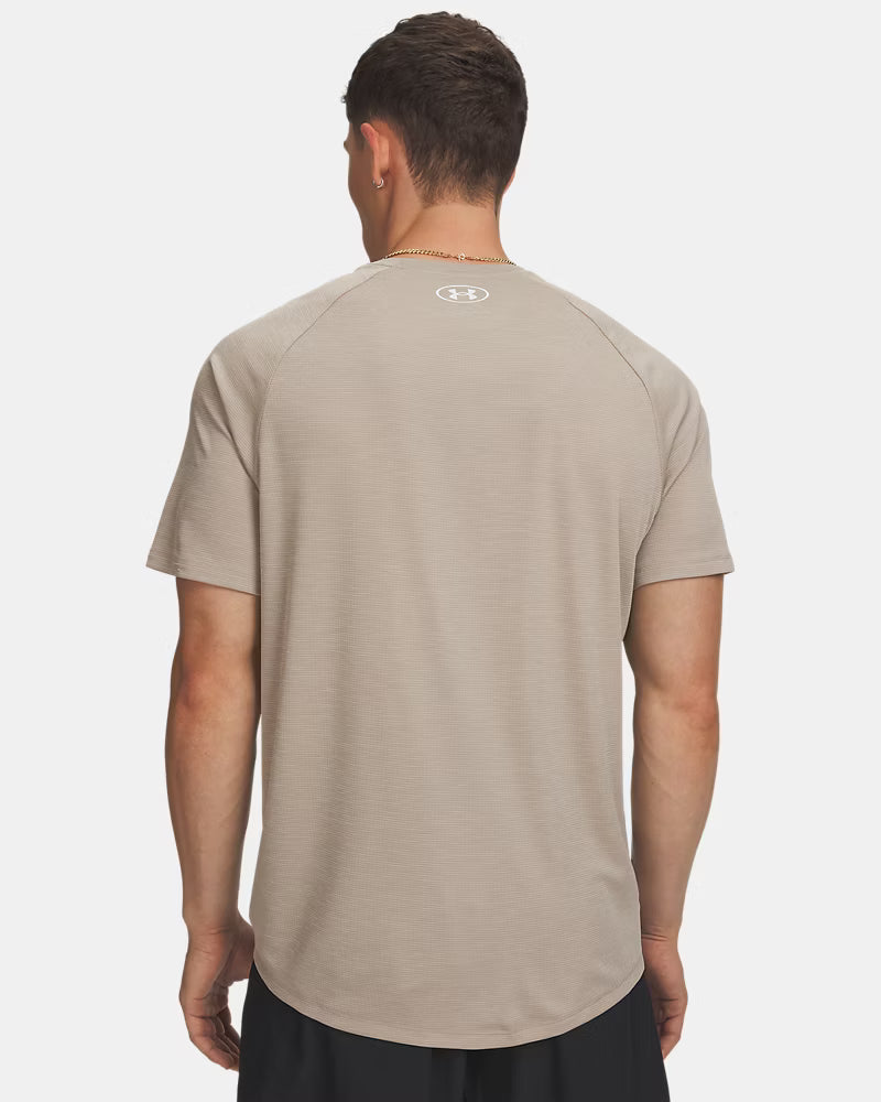 Mens Tech Textured Short Sleeve T-Shirt