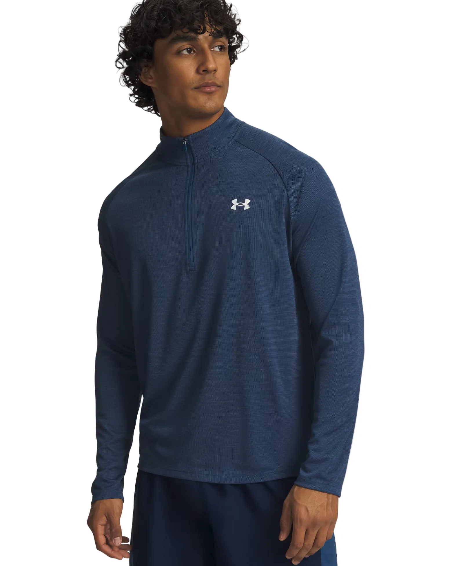 Mens Tech Textured 1/2 Zip