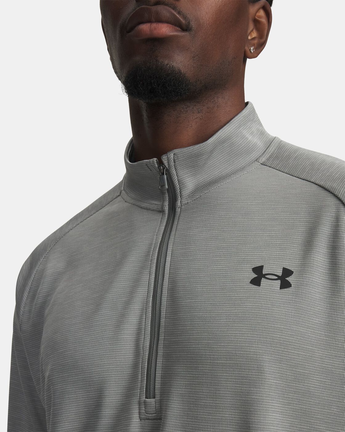 Mens Tech Textured 1/2 Zip
