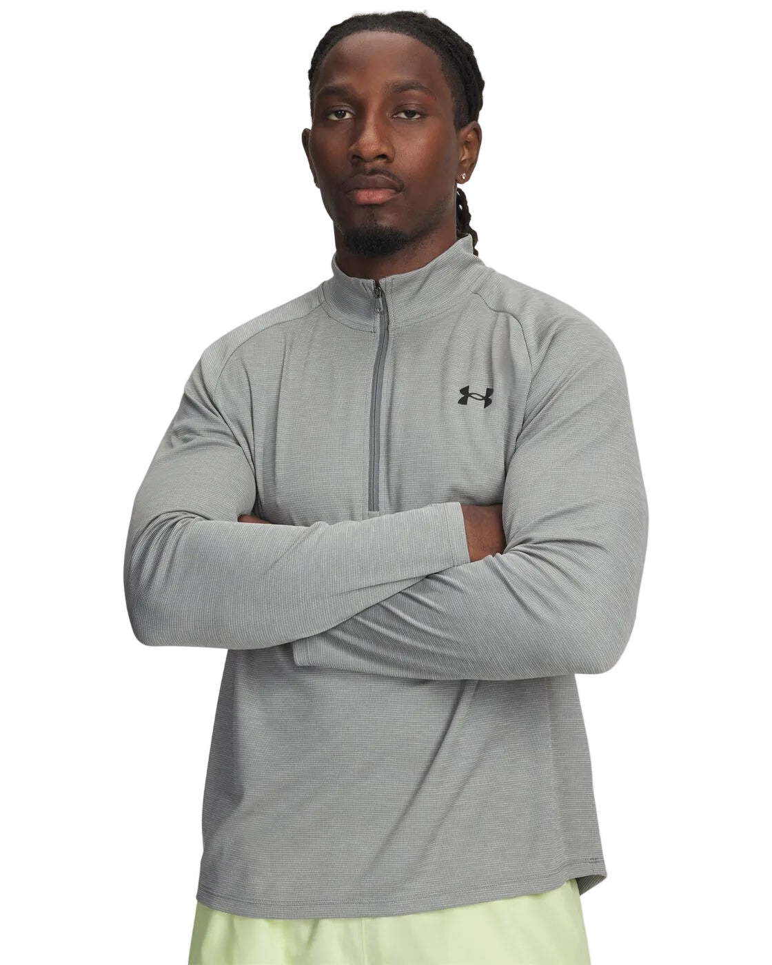 Mens Tech Textured 1/2 Zip